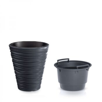 Rastliny, bylinky či kvetiny v plastovom kvetináči DBSA300 29,5 cm nádherne farebne oživia Váš interiér, balkón, terasu, či záhradu. Na výrobu tohto zaujímavého kvetináča, v prevedení antracit, bol použitý pevný plast, ktorý sa jednoducho čistí, takže nie je náročný na údržbu a tiež je odolný voči…