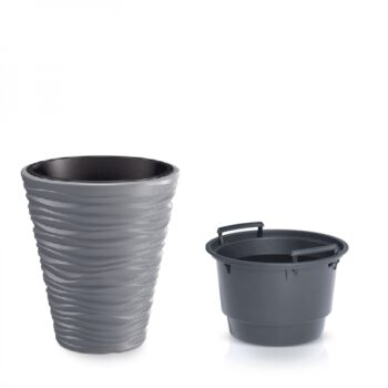 Rastliny, bylinky či kvetiny v plastovom kvetináči DBSA300 29,5 cm nádherne farebne oživia Váš interiér, balkón, terasu, či záhradu. Na výrobu tohto zaujímavého kvetináča, v prevedení sivý kameň, bol použitý pevný plast, ktorý sa jednoducho čistí, takže nie je náročný na údržbu a tiež je odolný…