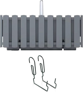 Prepracovaný dizajn samozavlažovacieho plastového balkónového kvetináča DDEF400W 38 cm sa bude nádherne vynímať na balkóne, či záhradnej kvetinovej stene. Vyrobený je v modernom prevedení sivý kameň a jeho spracovanie predstavuje dojem, že je z drevených latiek. Materiál použitý na jeho výrobu je…