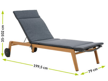 Záhradné lehátko na kolieskach DEBORITA sa stane nie len dokonalým oživením Vašej záhrady či terasy, stane sa miestom, kde sa budete cítiť dobre, kde zrelaxujete a oddýchnete si, či miestom, kde si vychutnáte spoločné chvíle s rodinou. Stabilitu lehátka zabezpečí pevný rám vyrobený z práškovo…