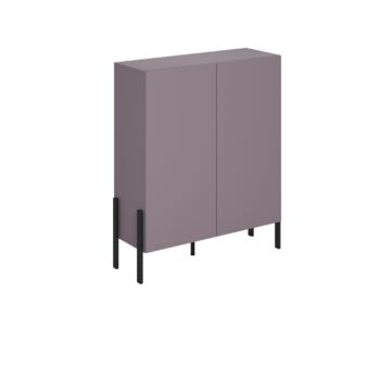 Sektor DEKTON je charakteristický svojim elegantným prevedením a čistými líniami. Výrazným prvkom nábytku sú nožičky, vyrobené z kovu. Sú v čiernej farbe. Nábytok DEKTON je vyrobený z kvalitných LTD dosiek, ktoré sa jednoducho udržiavajú, s ABS hranami.Komoda je dvojdverová.Rozmery (š,v,h): 114 x 135 x 40 cm.Farba: slivkaDodávame v demontovanom stave.