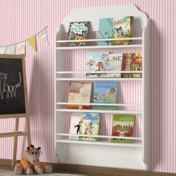 Regál na knihy DELUXE MONTESSORI je ideálny do detských izieb pre malých čitateľov. Regál je navrhnutý v súlade s metódou Montessori. Knihy sú do regálu usporiadané obálkou vpred, aby aj tí najmenší už v rannom veku objavovali túžbu po čítaní. Priestor pre ukladanie kníh má až 4 úrovne, takže dostatok miesta na vystavenie všetkých kníh ktorými chcete zaujať Vaše ratolesti. Knihy v regáli by ste však mali pravidelne premiestňovať aby dieťa vždy objavilo niečo nové. Tým že regál je výškou prispôsobený aj tým najmenším, dokáže si dieťa samo knihu vybrať, i ju späť odložiť. Deluxe Montessori regál na knihy je stabilný a výborne šetrí miesto. S hĺbkou len 12 cm sa hravo zmestí i za dvere izby a nezaberá takmer žiaden priestor ani v úzkych miestnostiach.Farebné prevedenie: biela matnáMateriál: kvalitné 18 mm LTD, hrany PVC páska, odolné voči poškriabaniuRozmery: (š/h/v) 80 x 12 x 132 cmDodávame v demonte.