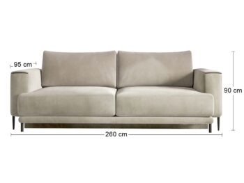 Oddýchnite si. Posaďte sa na rozkladaciu pohovku s úložným priestorom DENA a prečítajte si zaujímavú knihu, doprajte si lahodnú kávu, zapnite si televíziu, či strávte čas s Vašou rodinou alebo návštevou. Táto pohovka Vám dopraje pohodlie, ktoré si želáte. Dizajnovo jednoduchým a tradičným štýlom sa…