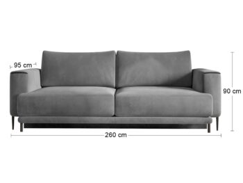 Oddýchnite si. Posaďte sa na rozkladaciu pohovku s úložným priestorom DENA a prečítajte si zaujímavú knihu, doprajte si lahodnú kávu, zapnite si televíziu, či strávte čas s Vašou rodinou alebo návštevou. Táto pohovka Vám dopraje pohodlie, ktoré si želáte. Dizajnovo jednoduchým a tradičným štýlom sa…