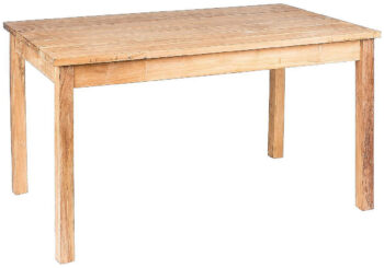 DEOKORK Detský teakový jedálenský stôl GIOVANNI MINI 100 × 80 × 55 cm