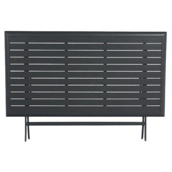 DEOKORK Hliníkový skladací stolík VIRGINIA 150x80 cm (antracit)