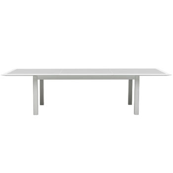 DEOKORK Hliníkový stôl VERMONT 216/316 cm (biela)