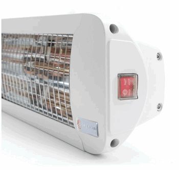 DEOKORK Infražiarič ComfortSun24 1400W kolískový vypínač - biela