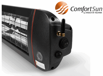 DEOKORK Infražiarič ComfortSun24 2800W Bluetooth - antracit