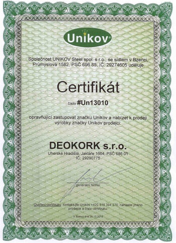 DEOKORK Kovová stolička EXCELSIOR