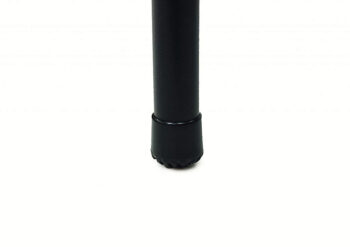 DEOKORK Kovový stôl TAMPA ø 106 cm (čierna)