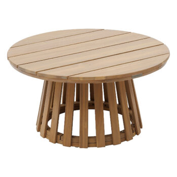 DEOKORK Luxusný stolík z akácie XENIA ⌀ 80 cm