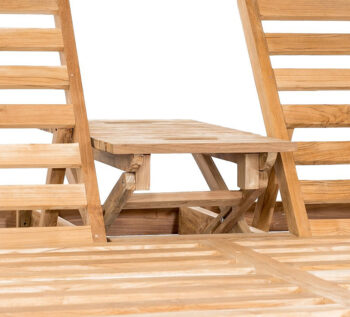 DEOKORK Teaková posteľ DAYBED
