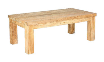 DEOKORK Teakový konferenčný stolík BOB 70 × 70 × 50 cm