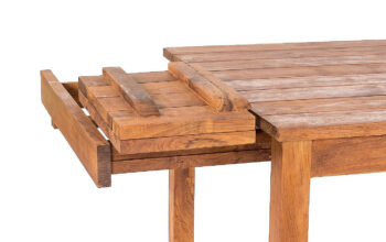 DEOKORK Teakový stôl GIOVANNI 120 × 90 × 78 cm