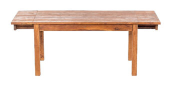 DEOKORK Teakový stôl GIOVANNI 150 / 210 × 100 × 78 cm | rozkladacia