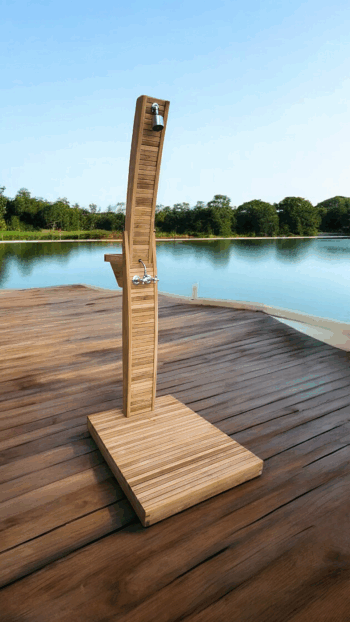 DEOKORK Záhradná sprcha DOCIA II (teak)