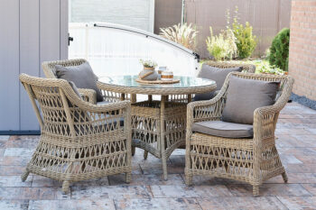 DEOKORK Záhradné ratanové kreslo OXFORD