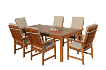 DEOKORK Záhradný obdĺžnikový stôl ENGLAND 160 x 90 cm