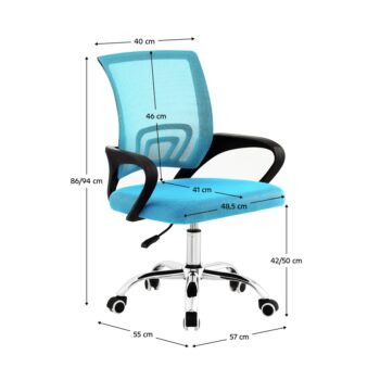 Predstavujeme vám modernú kancelársku stoličku s podrúčkami Dex 4 New v elegantnej kombinácii tyrkysovej, čiernej a chrómovej farby. Táto stolička je ideálnym riešením pre každého, kto hľadá pohodlie a štýl vo svojej pracovnej zóne. Vďaka svojmu modernému vzhľadu sa dokonale hodí do akéhokoľvek…