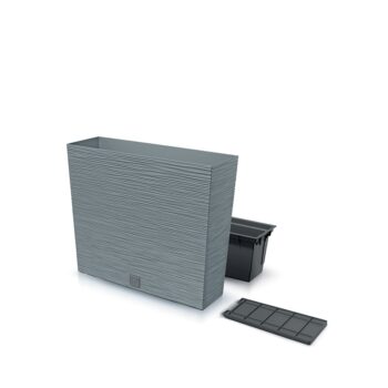 Robustný plastový kvetináč DFC600T 58 cm je vhodné využívať celoročne. Svoje uplatnenie si vďaka jeho krásnej prúžkovanej štruktúre nájde ako v interiéri, tak aj exteriéri. Farebné prevedenie sivý betón len vyzdvihuje jeho eleganciu a štýl a správnou kombináciou s ním dokážete vytvoriť nádherné…