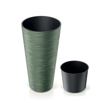 Kvety sú krásnou ozdobou, o ktorú keď sa staráte krásne rozkvitne a vyraší zdravé nové listy. Doprajte im preto jedinečnú starostlivosť aj v podobe plastového kvetináča DFRH300 30 cm, ktorý poskytne rastlinám priestor pre zdravý rast. Tento okrúhly kvetináč je vyrobený vo farbe zelená, má zaujímavú…