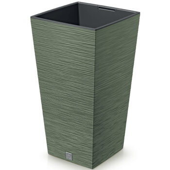 Hľadáte nejaký prvok či doplnok do záhrady, ktorý ju razom premení na pokojné elegantné miesto? Vhodným riešením, ktorý dokonale oživí otvorený priestor, či interiér, sa stane plastový kvetináč DFSH240 24 cm vo farebnom prevedení zelená, so zaujímavou, neprehliadnuteľnou prúžkovanou štruktúrou.…