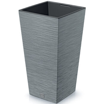 Hľadáte nejaký prvok či doplnok do záhrady, ktorý ju razom premení na pokojné elegantné miesto? Vhodným riešením, ktorý dokonale oživí otvorený priestor, či interiér, sa stane plastový kvetináč DFSH265 26,5 cm vo farebnom prevedení sivý betón, so zaujímavou, neprehliadnuteľnou prúžkovanou…