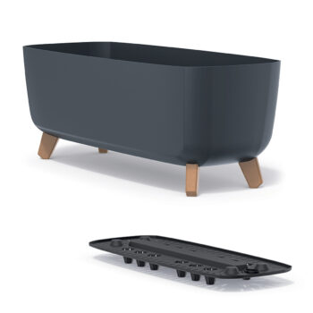 Dokonalým doplnkom aj praktickým pomocníkom, ktorý poskytne priestor pre rastliny či kvetiny u Vás doma, na záhrade či terase sa stane plastový kvetináč na nožičkách DGCL600 58 cm, ktorý je vyrobený v krásnom prevedení antracit. Vyskladajte si krásny aranžmán z rastlín s týmto jedinečným kúskom,…