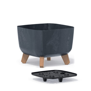 Vytvorte priestor pre zasadenie rastlín či kvetín u Vás doma, na záhrade či terase pomocou plastového kvetináča na nožičkách DGQL240E 24 cm, ktorý je vyrobený v krásnom prevedení antracit. Tento originálny kúsok s betónovým efektom sa stane nie len praktickým pomocníkom, ale tiež krásnym dizajnovým…