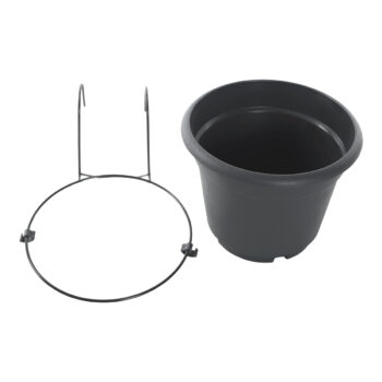 KONDELA Digal balkónový kvetináč sivá – Obrázok 3