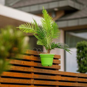 KONDELA Digal balkónový kvetináč zelená – Obrázok 2