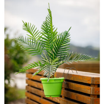 KONDELA Digal balkónový kvetináč zelená – Obrázok 3