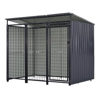 Voliéra pre psa Dogny Typ 2 je ideálnym riešením pre všetkých majiteľov psov, ktorí hľadajú bezpečné a pohodlné miesto pre svojho štvornohého miláčika. S rozmermi 135x196x164 cm poskytuje dostatok priestoru na pohyb a odpočinok. Je vyrobená z kvalitného kovu v antracitovej farbe, čo jej dodáva…