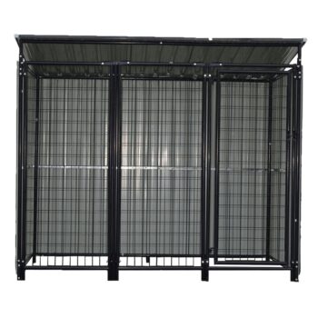 Voliéra pre psa Dogny Typ 2 je ideálnym riešením pre všetkých majiteľov psov, ktorí hľadajú bezpečné a pohodlné miesto pre svojho štvornohého miláčika. S rozmermi 135x196x164 cm poskytuje dostatok priestoru na pohyb a odpočinok. Je vyrobená z kvalitného kovu v antracitovej farbe, čo jej dodáva…