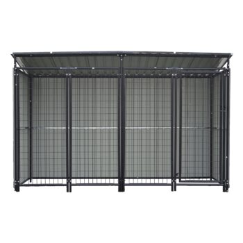 Voliéra pre psa Dogny Typ 3 je ideálnym riešením pre všetkých majiteľov psov, ktorí hľadajú spoľahlivý a moderný priestor pre svojich štvornohých miláčikov. S rozmermi 135x260x164 cm poskytuje dostatok miesta na pohodlné ubytovanie vášho psa, pričom jej hranatý tvar zaručuje efektívne využitie…