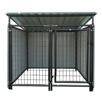 Voliéra pre psa Dogny Typ 4 je ideálnym riešením pre všetkých majiteľov psov, ktorí hľadajú spoľahlivý a moderný priestor pre svojich štvornohých miláčikov. S rozmermi 135x132x116 cm poskytuje dostatok miesta na pohodlné ubytovanie vášho psa, pričom jej tmavozelené a antracitové farebné…