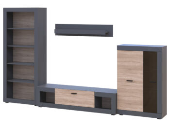 Tento regál je vyrobený z aglomerovaného materiálu DTD, čo mu dodáva pevnosť a odolnosť.…