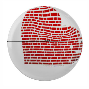 Tanier na pizzu Dolkom Typ 2 v elegantnej kombinácii bielej a červenej farby je ideálnym doplnkom pre každú modernú kuchyňu. Tento okrúhly tanier s priemerom 30 cm je vyrobený z kvalitného porcelánu, čo zaručuje jeho dlhú životnosť a odolnosť voči poškriabaniu. Vďaka svojmu modernému vzhľadu sa…