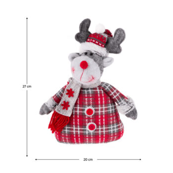 Vianočná postavička Doll v balení po štyroch kusoch je ideálnym doplnkom pre váš interiér počas sviatočného obdobia. Tieto moderné dekorácie sú navrhnuté tak, aby priniesli do vášho domova atmosféru radosti a pohody. Vďaka kombinácii červenej, sivej a bielej farby sa ľahko začlenia do…