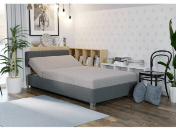 Jednolôžková posteľ Domen New v elegantnej tmavosivej a sivej farbe je ideálnym riešením pre moderné interiéry. Táto posteľ, vyrobená z kvalitnej látky, ponúka nielen štýlový vzhľad, ale aj praktické funkcie. S úložným priestorom pod lôžkom poskytuje dostatok miesta na uskladnenie posteľnej…