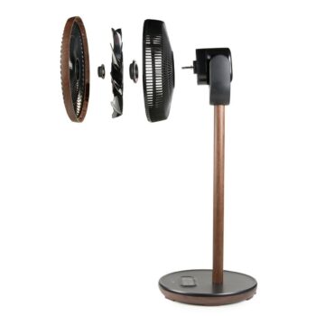 DOMO DO8155 stojanový ventilátor s osciláciou Wood Style
