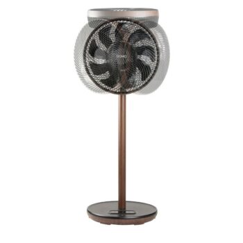 DOMO DO8155 stojanový ventilátor s osciláciou Wood Style