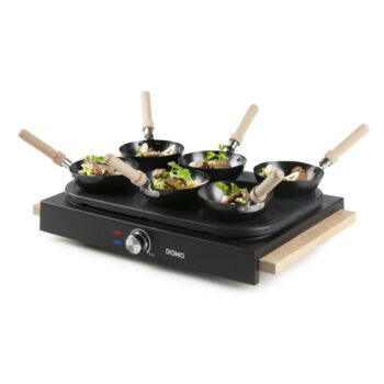 DOMO DO8719W elektrická palacinka a WOK, 2v1