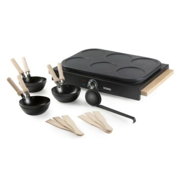 DOMO DO8719W elektrická palacinka a WOK, 2v1