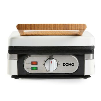 DOMO DO9274W vaflovač s termostatom, matná biela