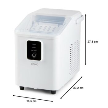 DOMO DO9292IB kompresorový výrobník ľadu, biela