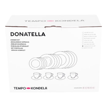 Predstavujeme vám elegantnú porcelánovú jedálenskú súpravu Donatella Turquoise, ktorá prinesie do vašej domácnosti nádych luxusu a moderného dizajnu. Táto súprava obsahuje 20 kusov, ktoré sú ideálne pre každodenné použitie aj špeciálne príležitosti. Vďaka kombinácii tyrkysovej,…
