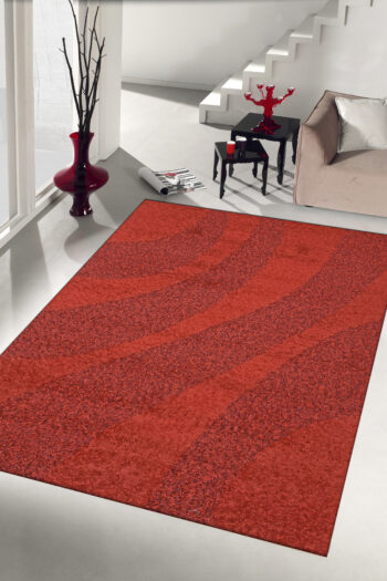 DOPREDAJ: 200x290 cm Výpredaj: Kusový koberec Super Shaggy 6569-31, 200x290, červená, obývacia izba