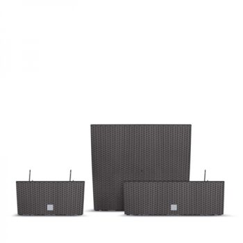 Spravte z Vášho balkóna jedinečný priestor s množstvom rozkvitnutých kvetín, či voňavých bylín vďaka plastovému balkónovému kvetináču DRC400W 39,5 cm v nadčasovom prevedení antracit. Imitácia ratanu pôsobí vkusne, štýlovo a elegantne a skvele vynikne na akomkoľvek balkóne alebo akejkoľvek zelenej…